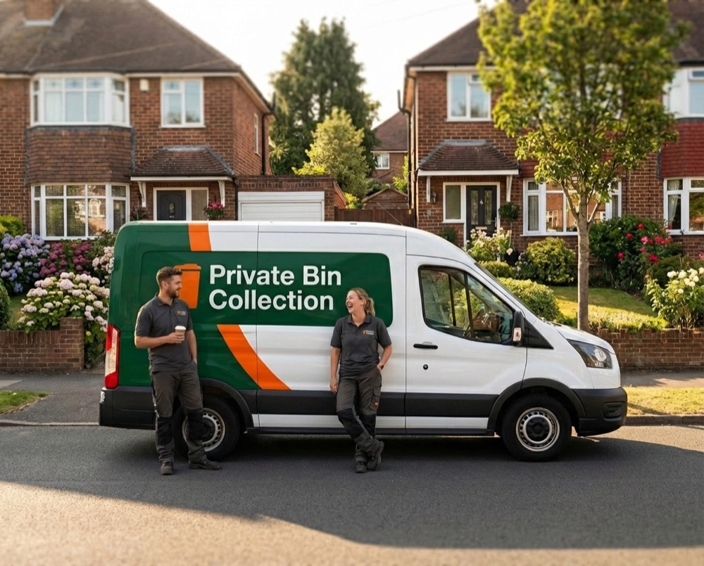 Private bin collection team serving East Preston and West Sussex